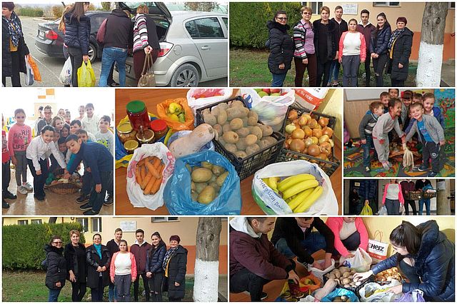 Au exersat voluntaritul în Săptămâna legumelor şi fructelor donate