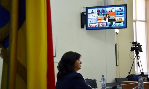 Videoconferință cu inspectorii școlari generali și inspectorii școlari generali adjuncți din România